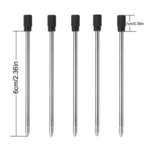 AIYIBEN 2.75'' Ballpoint Pen Refills, Replaceable Refills for Multifunction Pen Stylus Pens and Ballpoint Pens Black Ink (10 Pack Black Refills)