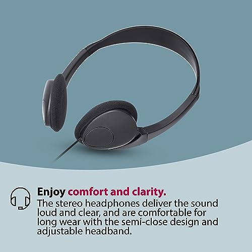 Bellman & Symfon Mino Digital Hearing Amplifier with Headphones and Microset – Reduce Background Noise and Easily Listen to Conversations with Slim, Lightweight, & Rechargeable Hearing Amplifier