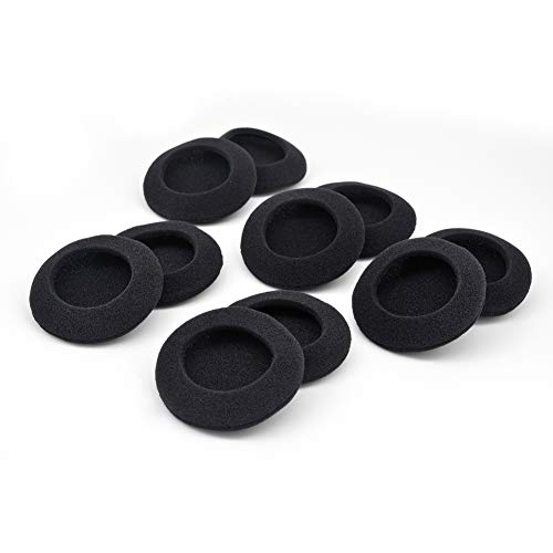 5 Pairs Foam Pad Ear Cushions Covers Pads Replacement Compatible with Sony MDR-Q66 MDR-Q67 DR-BT140Q Headphones Sponge Ear Cushions Headset