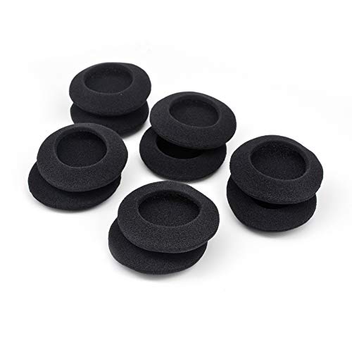 5 Pairs Foam Pad Ear Cushions Covers Pads Replacement Compatible with Sony MDR-Q66 MDR-Q67 DR-BT140Q Headphones Sponge Ear Cushions Headset