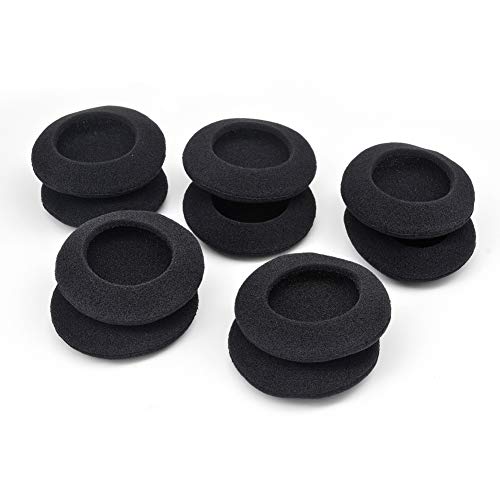 5 Pairs Foam Pad Ear Cushions Covers Pads Replacement Compatible with Sony MDR-Q66 MDR-Q67 DR-BT140Q Headphones Sponge Ear Cushions Headset