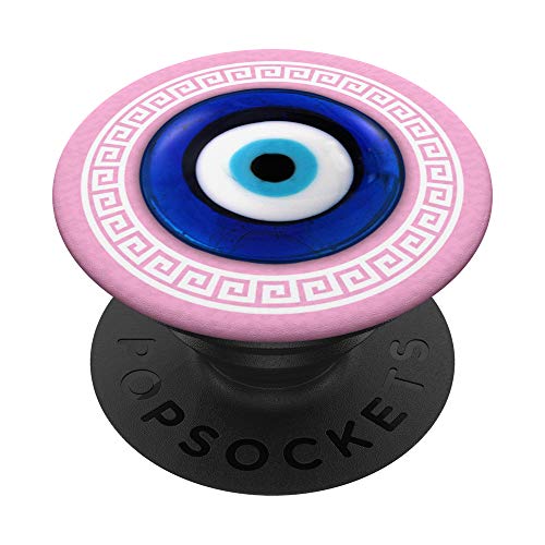 Greek Matiasma Evil Eye & Key Symbol PopSockets PopGrip: Swappable Grip for Phones & Tablets