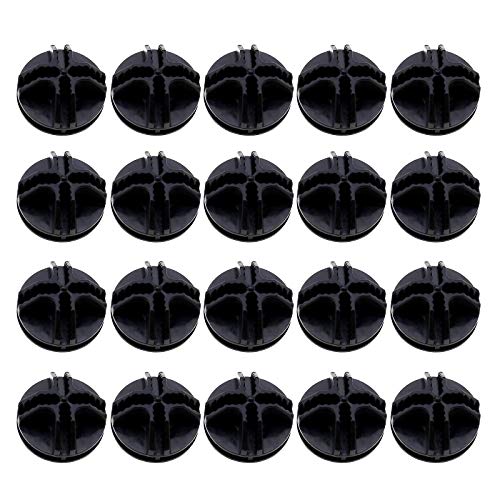 Creative-Idea 20pcs Wire Cube Connectors for Cube Storage Shelves and Modulars Organizers 36x21mm