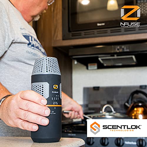 ScentLok OZ Radial EZ, Portable Ozone Generator for Odor Destruction (Black)