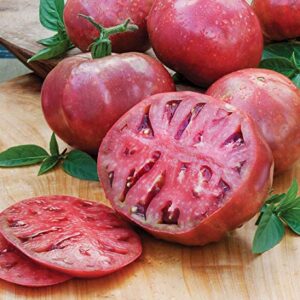 Gaea's Blessing Seeds - Tomato Seeds - Cherokee Purple Slicing Tomato - Non-GMO Seeds with Easy to Follow Planting Instructions - Open-Pollinated 96% Germination Rate