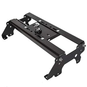 ecotric complete gooseneck trailer hitch kit compatible with 2003-2012 dodge ram 1500 2500 3500 30000 lbs black