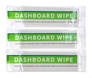 utowels individually sealed large dashboard wipes perfect for cleaning leather, glass, dust off dashboards and steering wheels (100)