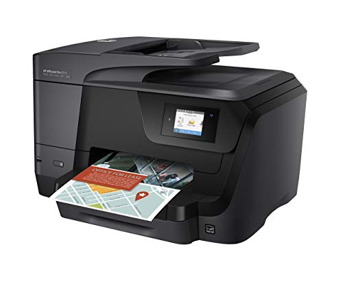 HP Officejet Pro 8715 All-in-One Multifunction Printer - Thermal Inkjet - Print/Copy/Scanner/Fax (Renewed)