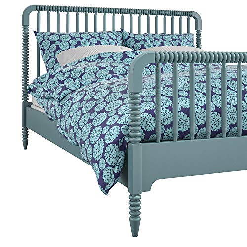 Little Seeds Rowan Valley Linden Kids’ Full Size Teal Bedframe Platform,