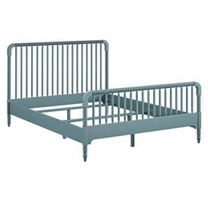 Little Seeds Rowan Valley Linden Kids’ Full Size Teal Bedframe Platform,