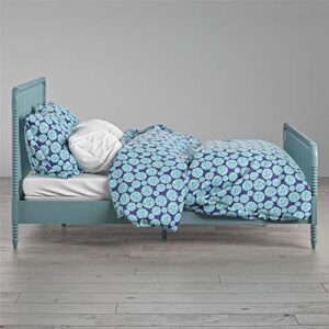 Little Seeds Rowan Valley Linden Kids’ Full Size Teal Bedframe Platform,