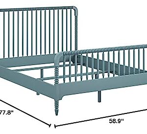 Little Seeds Rowan Valley Linden Kids’ Full Size Teal Bedframe Platform,