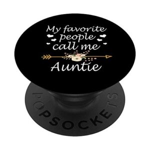 my favorite people call me auntie christmas gifts popsockets popgrip: swappable grip for phones & tablets