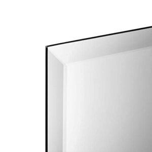 Better Bevel 16" x 60" Frameless Full-Length Rectangle Mirror | 1" Beveled Edge | Wall Mirror