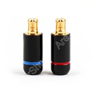 1pair audio headphone adapter for audio ath-cks1100 ls400 ls300 e40 e50 e70 blk