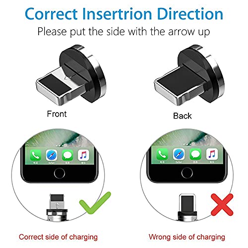 Terasako Magnetic Connector [5-Pack], Magnetic Tips Head Compatible with i-Procucts