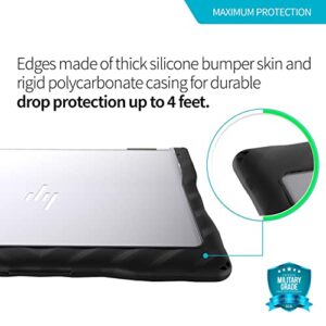 Gumdrop DropTech Case Designed for HP Elitebook x360 1030 G3 Laptop for K-12 Students, Teachers, Kids - Black, Rugged, Shock Absorbing, Extreme Drop Protection
