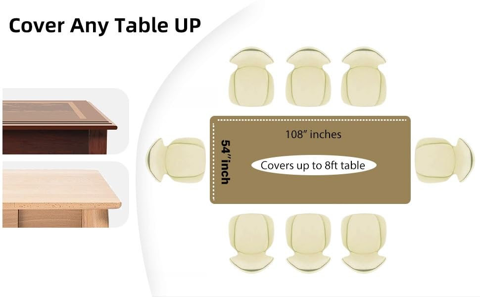 Evershine (12-Pack Heavy Duty Plastic Table Covers Tablecloth (Reusable) (Rectangle 54" X 108", Gold)