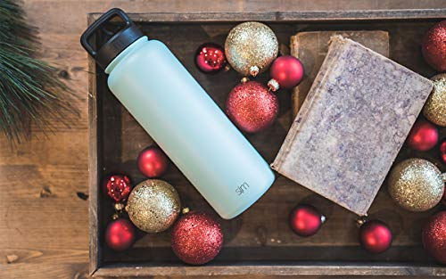 Simple Modern 84oz Water Bottle, Insulated Reusable Wide Mouth Stainless Steel Metal Flask with Handle Lid, Twilight