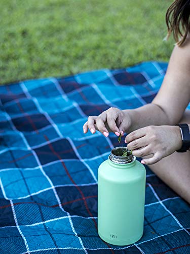 Simple Modern 84oz Water Bottle, Insulated Reusable Wide Mouth Stainless Steel Metal Flask with Handle Lid, Twilight