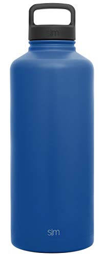 Simple Modern 84oz Water Bottle, Insulated Reusable Wide Mouth Stainless Steel Metal Flask with Handle Lid, Twilight