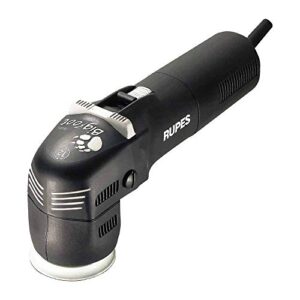 rupes lhr 75e mini random orbital polisher - specially built for use on hard to reach areas, difficult shapes & spot repairs