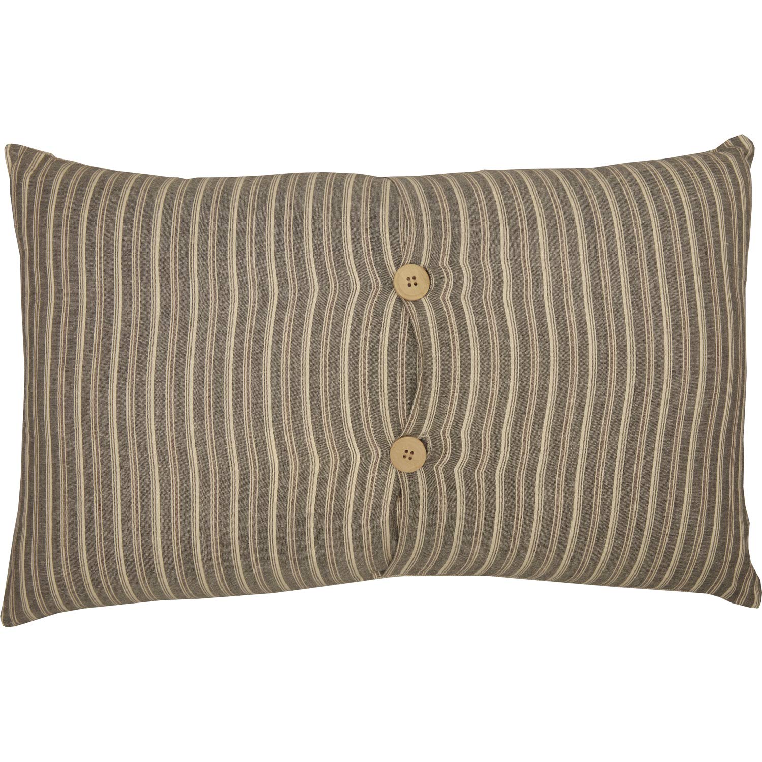 VHC Brands Sawyer Mill Charcoal Pillow, 14x22, Plow