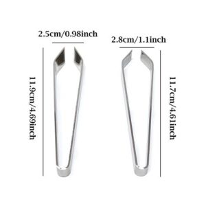 Honbay 4PCS Stainless Steel Fish Bone Tweezers Pliers for Home and Restaurant