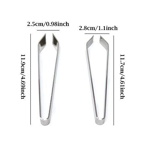 Honbay 4PCS Stainless Steel Fish Bone Tweezers Pliers for Home and Restaurant