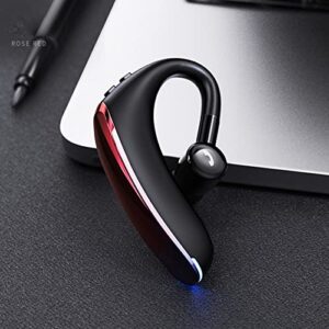 Lymoc Bluetooth Earpiece,Wireless Headset Earpieces Hansfree Trucker Earphones for Cell Phones V5.0 Ear Hook 25 Hours Talktime Microphone CVC6.0 Noise Cancellation for Walking Running Driving, Blue­