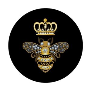 Bee Honeybee Mount Stand Holder Grip PopSockets PopGrip: Swappable Grip for Phones & Tablets PopSockets Standard PopGrip