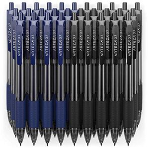 ARTEZA ARTZ-9225 Gel-Ink-Rollerball-pens, Black&Blue 30