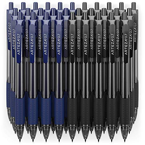 ARTEZA ARTZ-9225 Gel-Ink-Rollerball-pens, Black&Blue 30