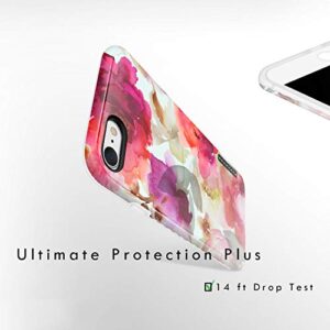 iPhone SE 2022 & iPhone SE 2020 & iPhone 8 & iPhone 7 Case Vintage Floral, Akna GripTight Series High Impact Silicon Cover with Ultra Full HD Graphics (102024-U.S)