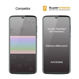 Supershieldz (2 Pack) Designed for Motorola (Moto Z4) Tempered Glass Screen Protector, Anti Scratch, Bubble Free