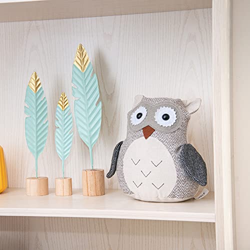 Marwood Cute Door Stopper Decorative Door Stops for Home and Office, Owl Weighted Interior Doorstop Fabric Stuffed Animal Door Stopper Floor Decorative