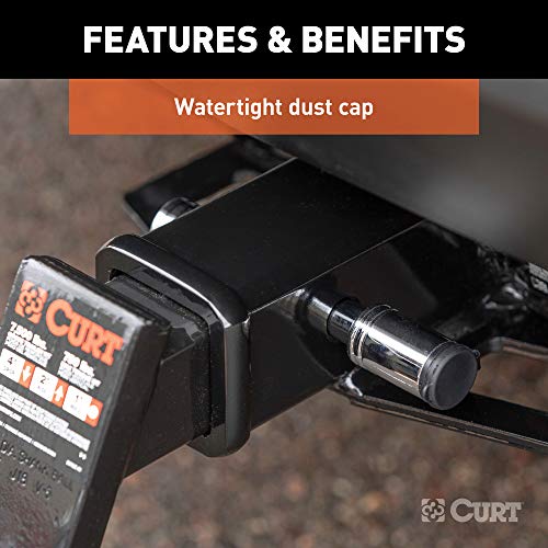 CURT 23025 Trailer Hitch Lock, 5/8-Inch Pin Diameter, Fits 3-Inch Receiver