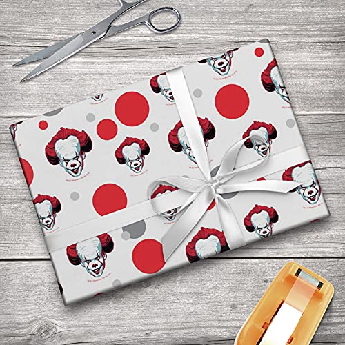 GRAPHICS & MORE IT Pennywise Come Home Gift Wrap Wrapping Paper Roll