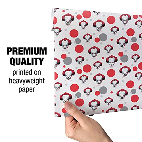 GRAPHICS & MORE IT Pennywise Come Home Gift Wrap Wrapping Paper Roll