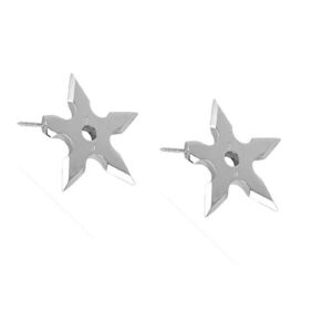 Metal Furniture Decoration Ninja Dart Star Stainless Steel Hanging Door Hanging Clothes Hanging Frame (2 Pack)