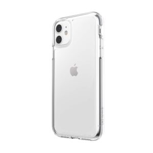 Speck iPhone 11 Clear Case - Drop Protection & Scratch Resistant, Anti-Yellowing & Anti-Fade with Dual Layer Protetective, Slim, Transparent Design - Crystal Clear iPhone 11 Cases - GemShell