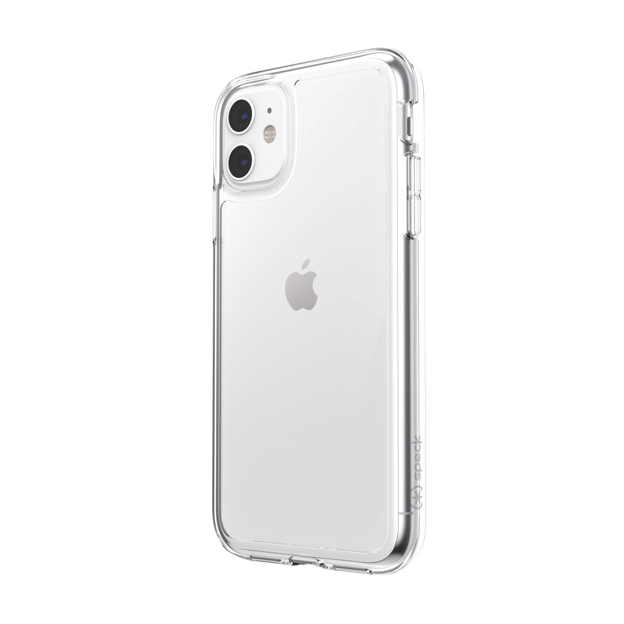 Speck iPhone 11 Clear Case - Drop Protection & Scratch Resistant, Anti-Yellowing & Anti-Fade with Dual Layer Protetective, Slim, Transparent Design - Crystal Clear iPhone 11 Cases - GemShell