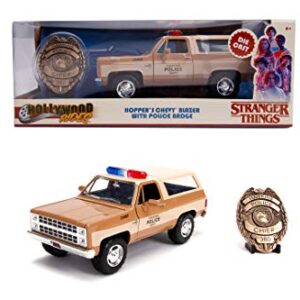 Jada Toys Stranger Things 1980 Die Cast Blazer with Badge Standard, Multi-Colored (JA31111)