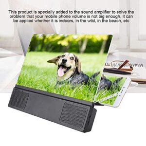 Lazmin 12 inch Smartphone Magnifying Glass, 3D HD Stereoscopic Phone Screen Enlarger Screen Magnifier Video Amplifier