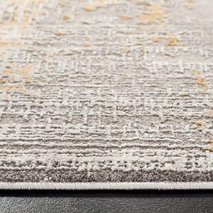 SAFAVIEH Craft Collection Accent Rug - 2'7" x 5', Grey & Beige, Modern Abstract Design, Non-Shedding & Easy Care, Ideal for High Traffic Areas in Entryway, Living Room, Bedroom (CFT874G)