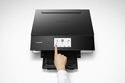 Canon TS8320 All in One Wireless Color Printer for Home | Copier | Scanner | Inkjet Printer | with Mobile Printing, Black, Amazon Dash Replenishment Ready