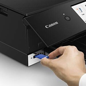 Canon TS8320 All in One Wireless Color Printer for Home | Copier | Scanner | Inkjet Printer | with Mobile Printing, Black, Amazon Dash Replenishment Ready