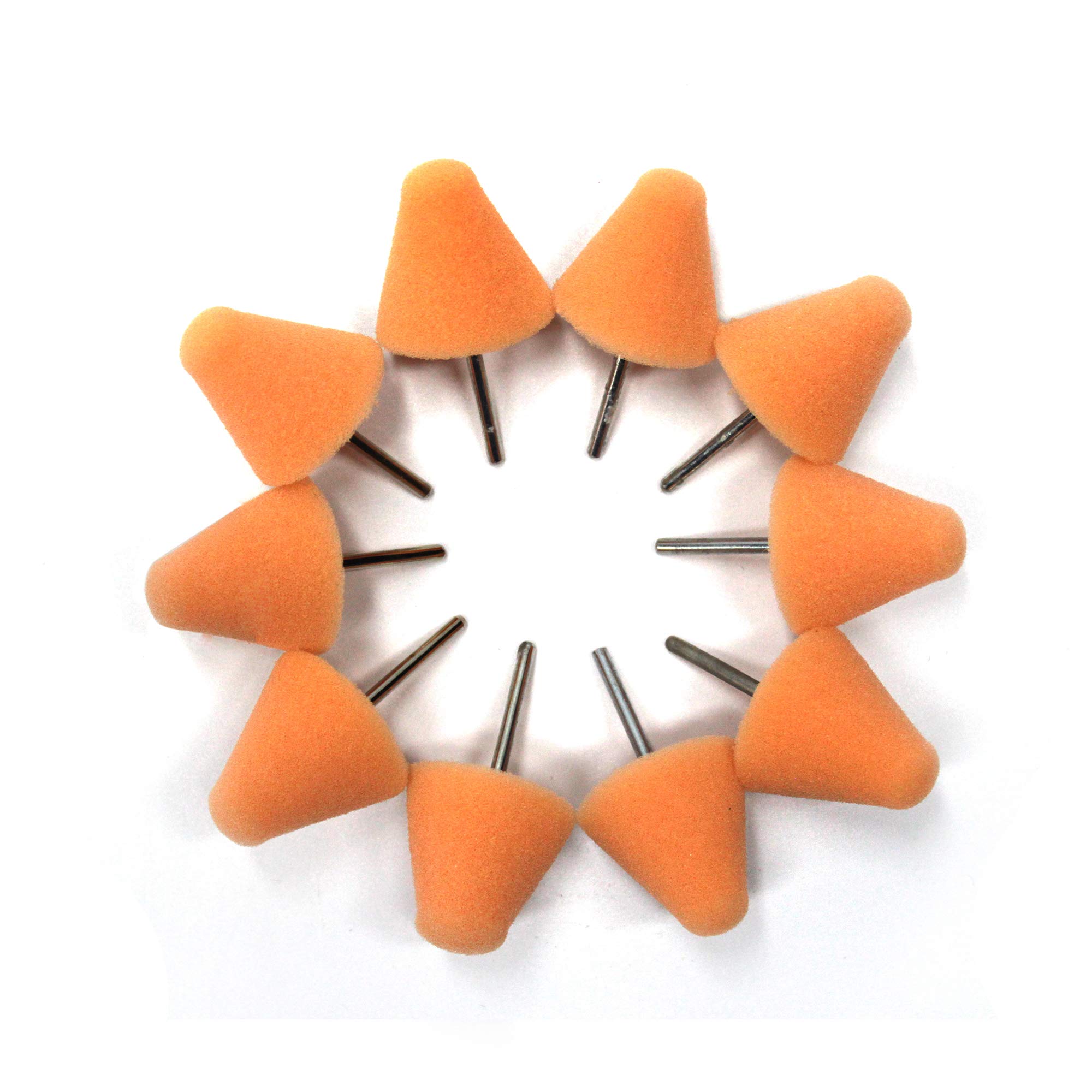 Maxshine MN01 Mini Polisher and The Accessories- 10pcs Dia: 3x3cm Orange Polishing Pad