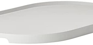 ZONE DENMARK, Singles Oval Tray, Metal, Modern Design, Large, Warm-Grey, 1 Count