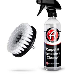 Adam's Carpet Drill Brush Combo - A Cleaning Tool Attachment for Scrubbing/Cleaning Carpet, Upholstery, Leather Seats & Chairs, Floor Mats, Trunk, Furniture, Interior Boat, RV & Car Accessories